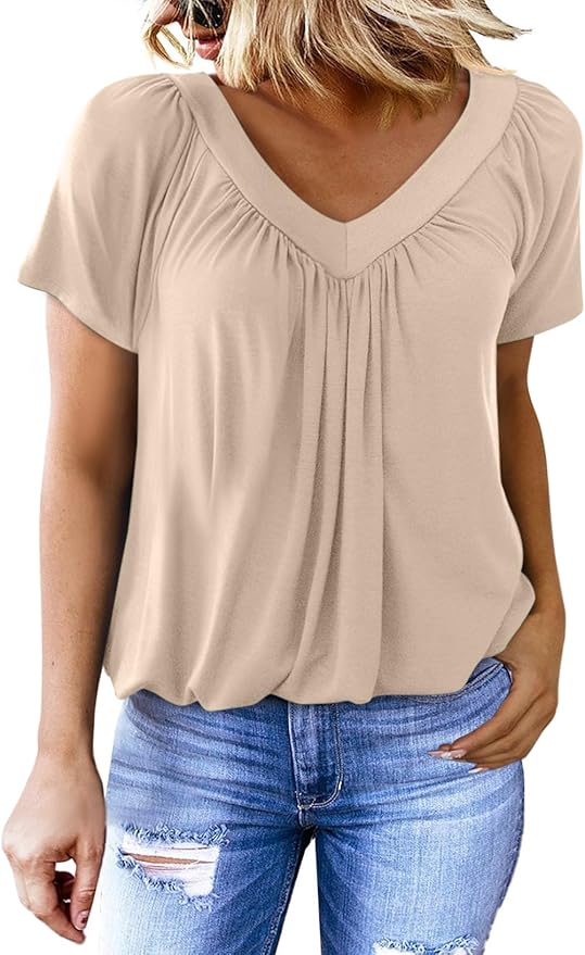 Flowy V-neck blouse