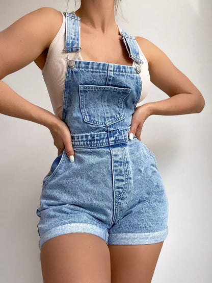 Venice Vintage Denim Romper