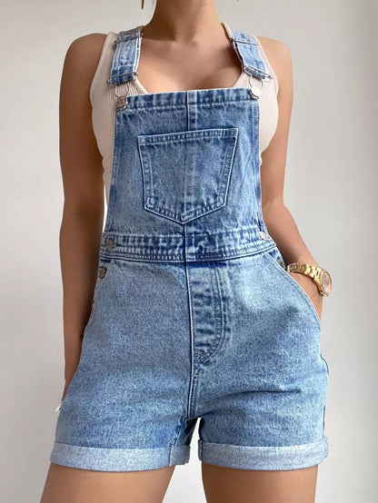Venice Vintage Denim Romper