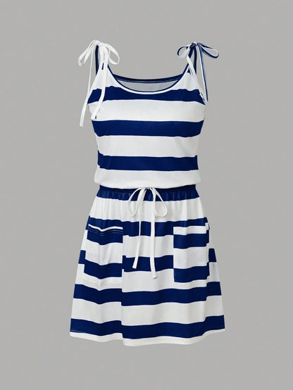 Boardwalk Striped Sundress