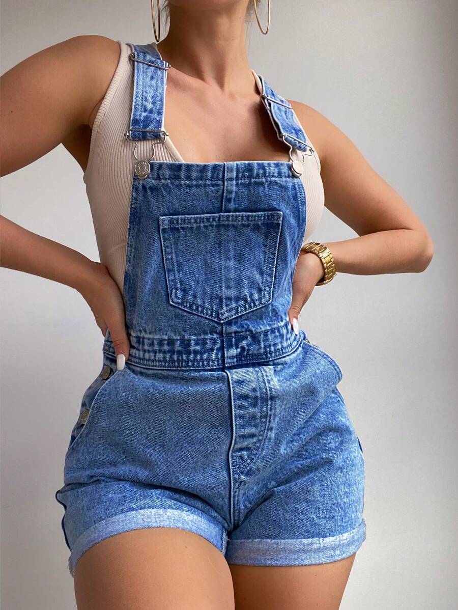 Venice Vintage Denim Romper