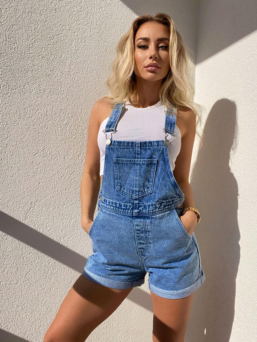 Venice Vintage Denim Romper