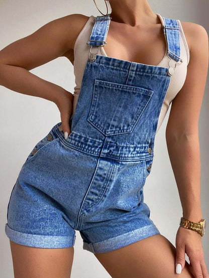 Venice Vintage Denim Romper