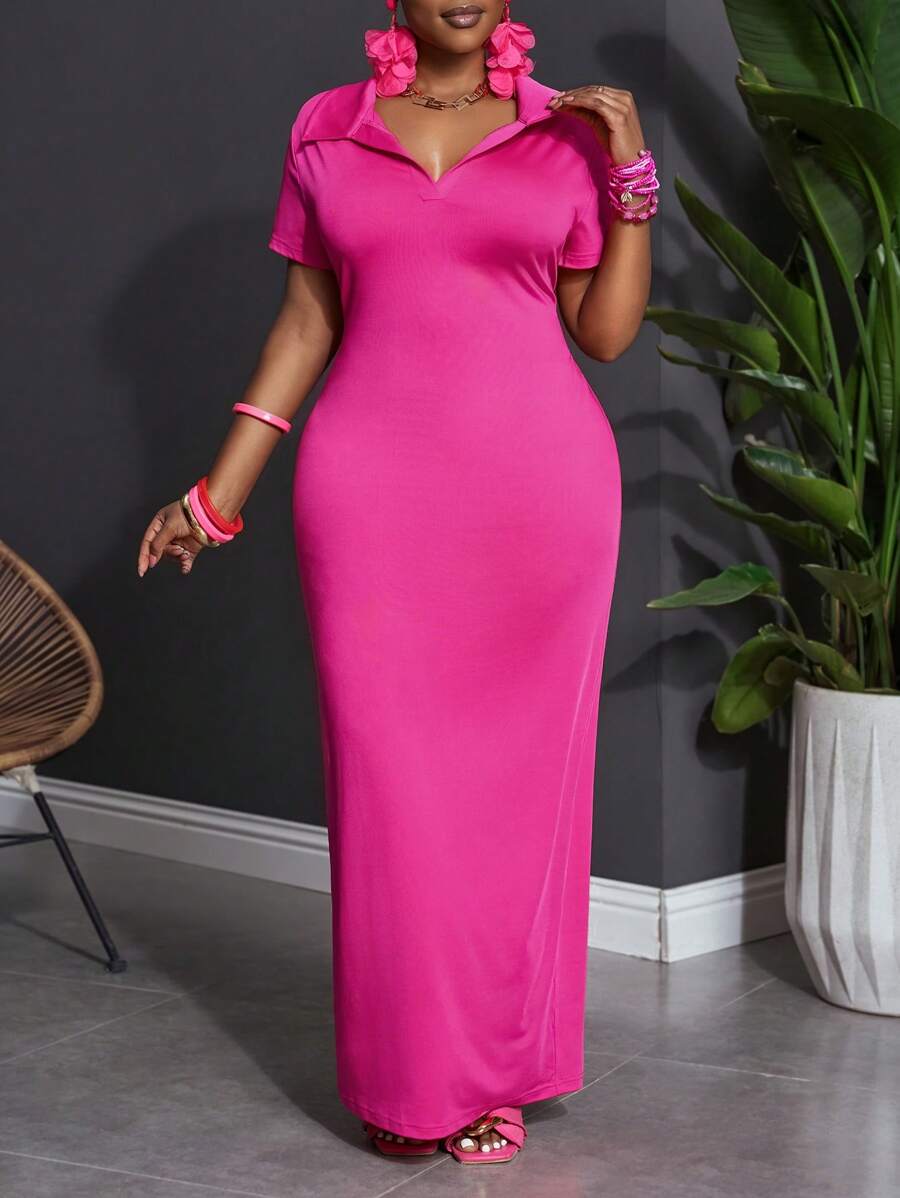Serena Bodycon Polo Dress