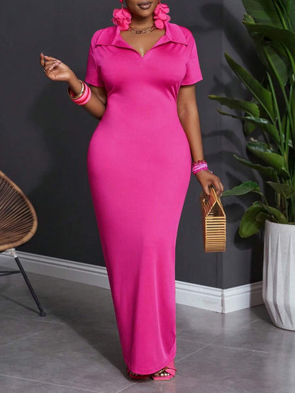 Serena Bodycon Polo Dress