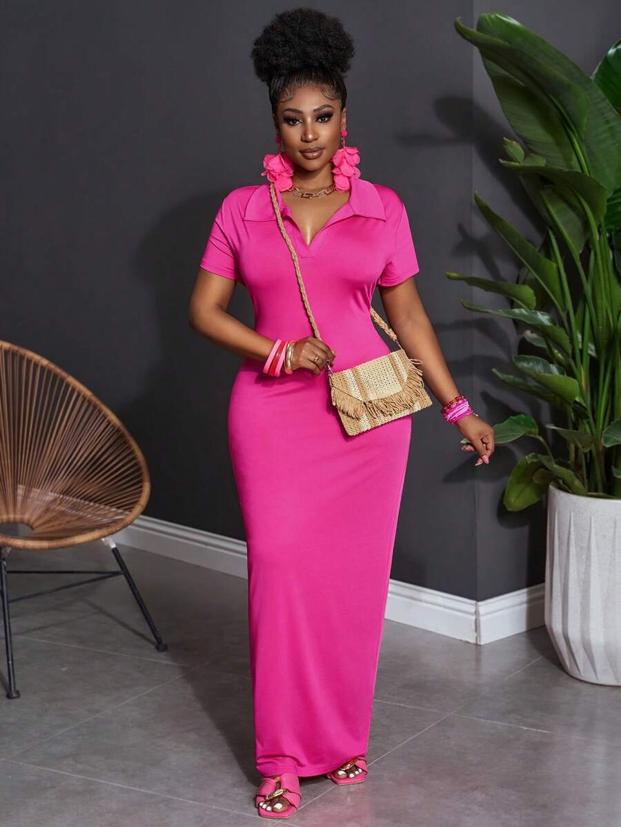 Serena Bodycon Polo Dress
