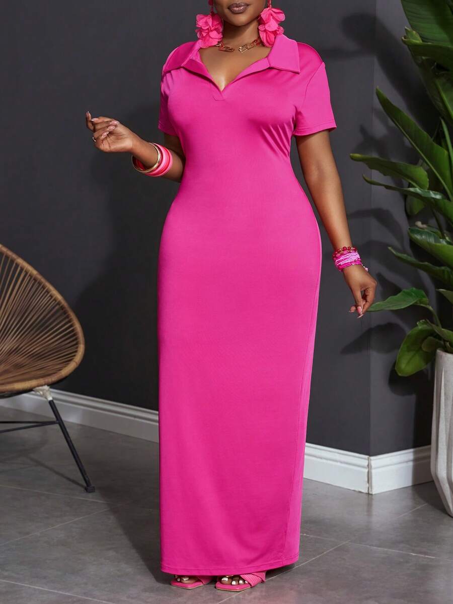 Serena Bodycon Polo Dress