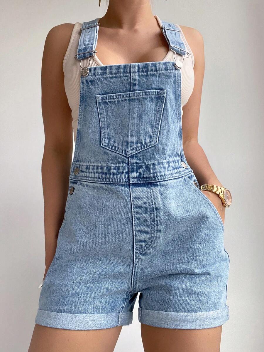 Venice Vintage Denim Romper