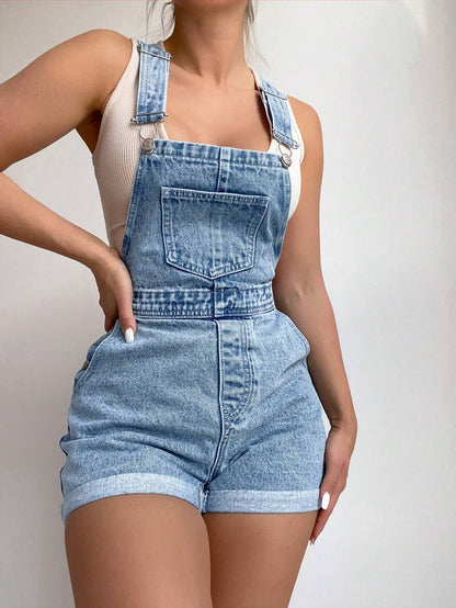 Venice Vintage Denim Romper
