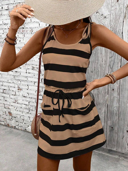 Boardwalk Striped Sundress