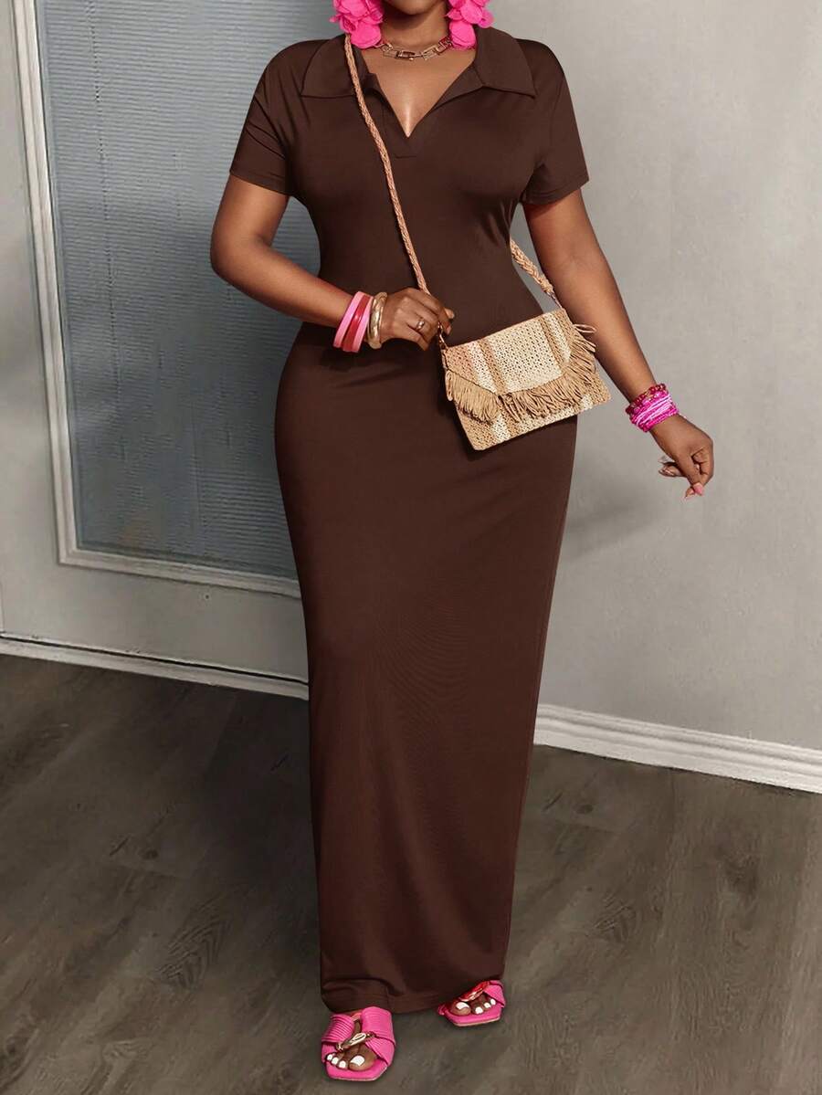 Serena Bodycon Polo Dress