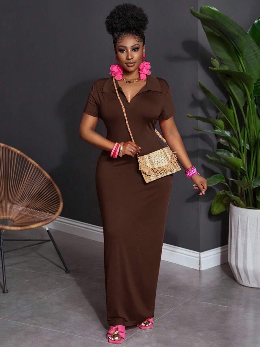 Serena Bodycon Polo Dress