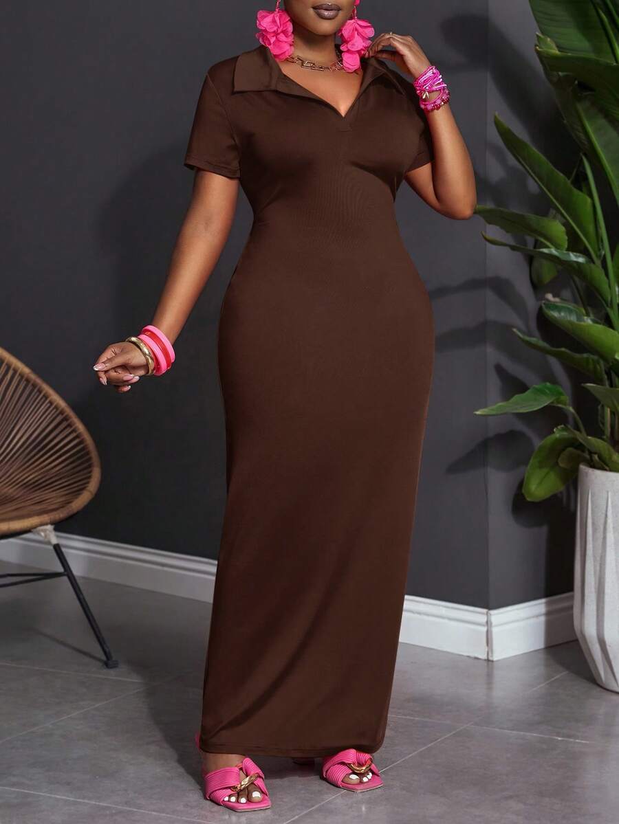 Serena Bodycon Polo Dress