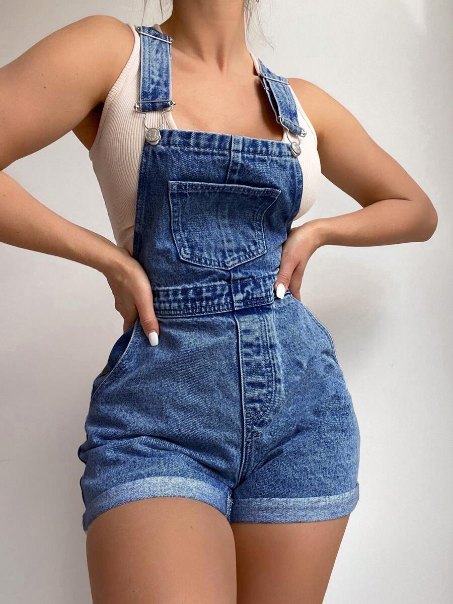 Venice Vintage Denim Romper