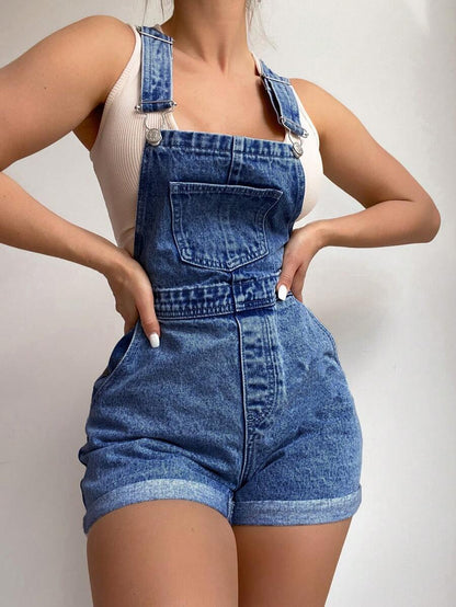 Venice Vintage Denim Romper
