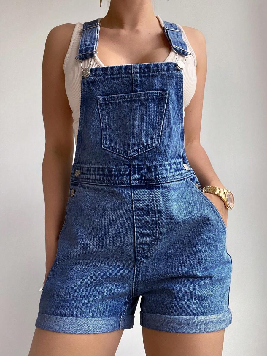 Venice Vintage Denim Romper