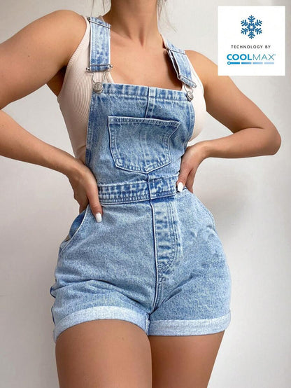 Venice Vintage Denim Romper