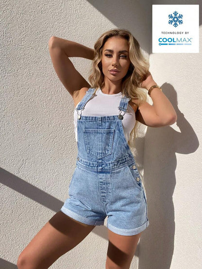 Venice Vintage Denim Romper