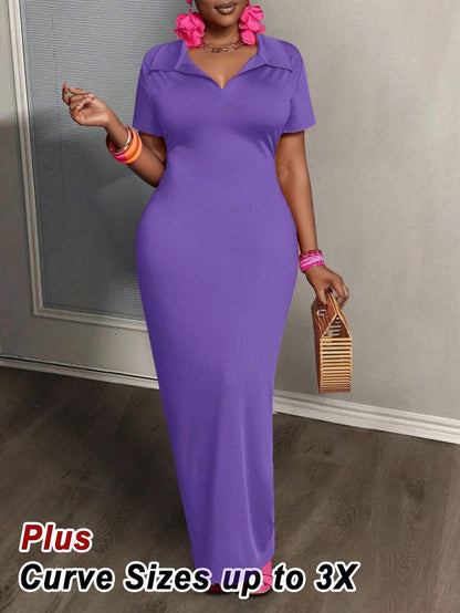 Serena Bodycon Polo Dress