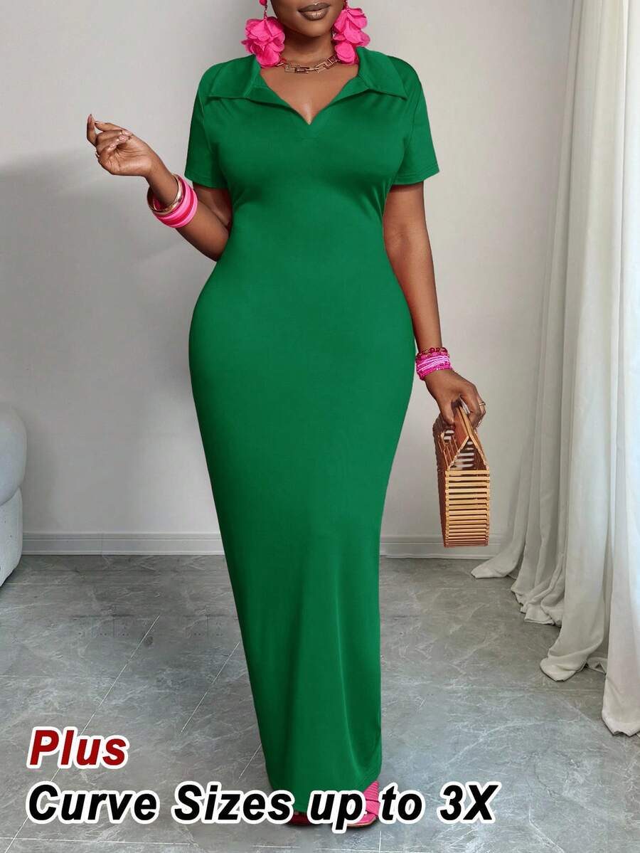 Serena Bodycon Polo Dress