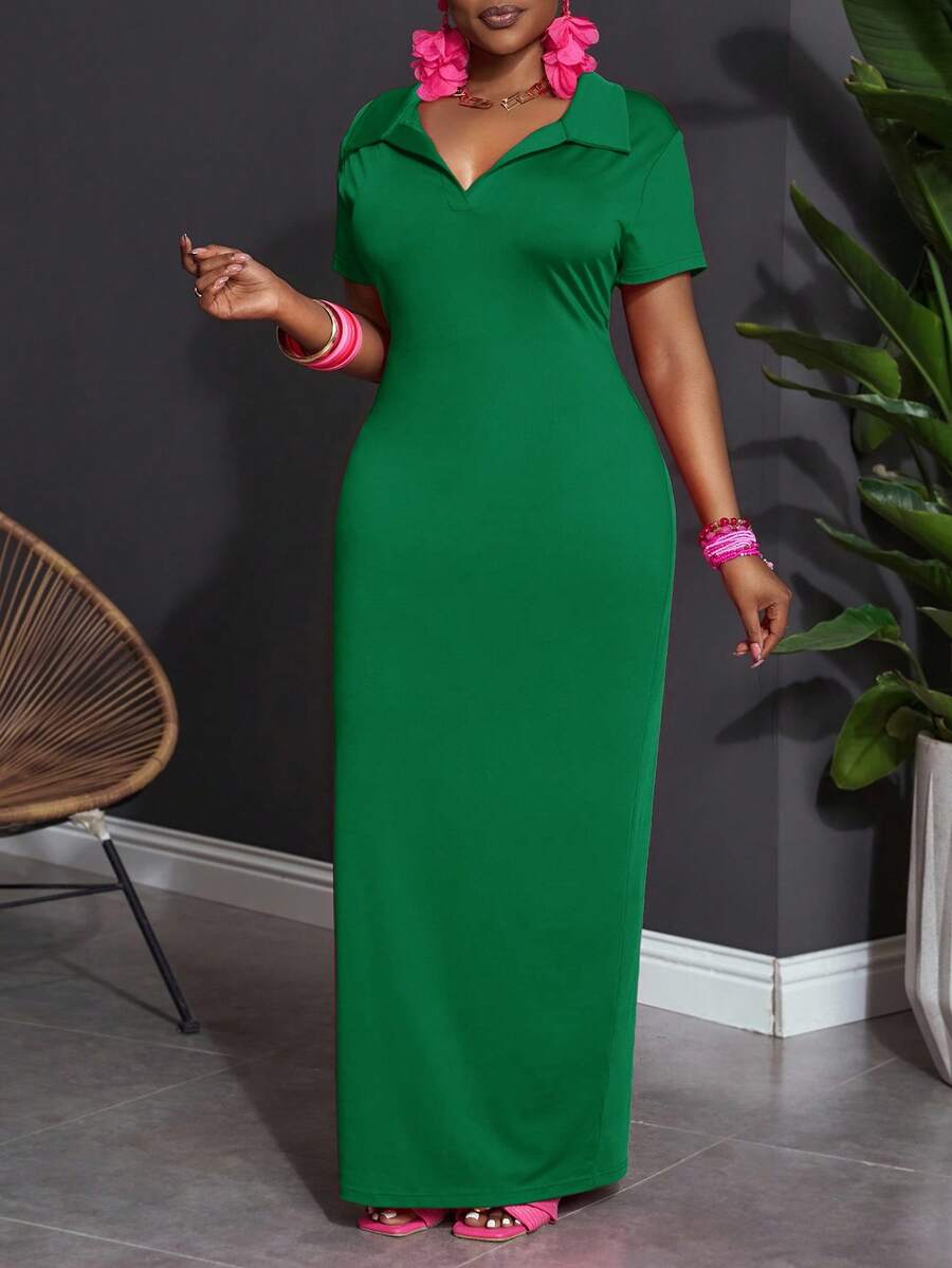 Serena Bodycon Polo Dress