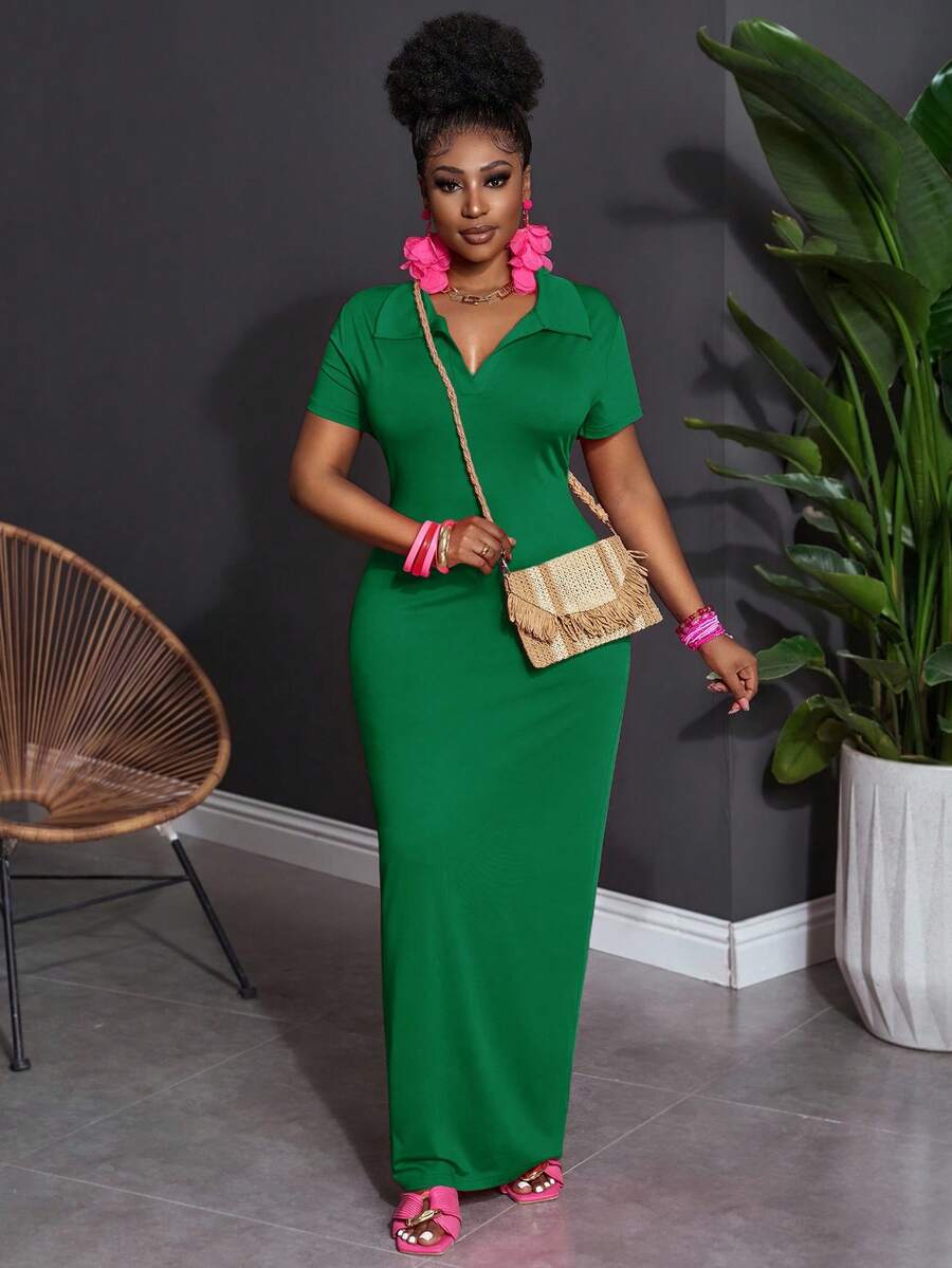 Serena Bodycon Polo Dress