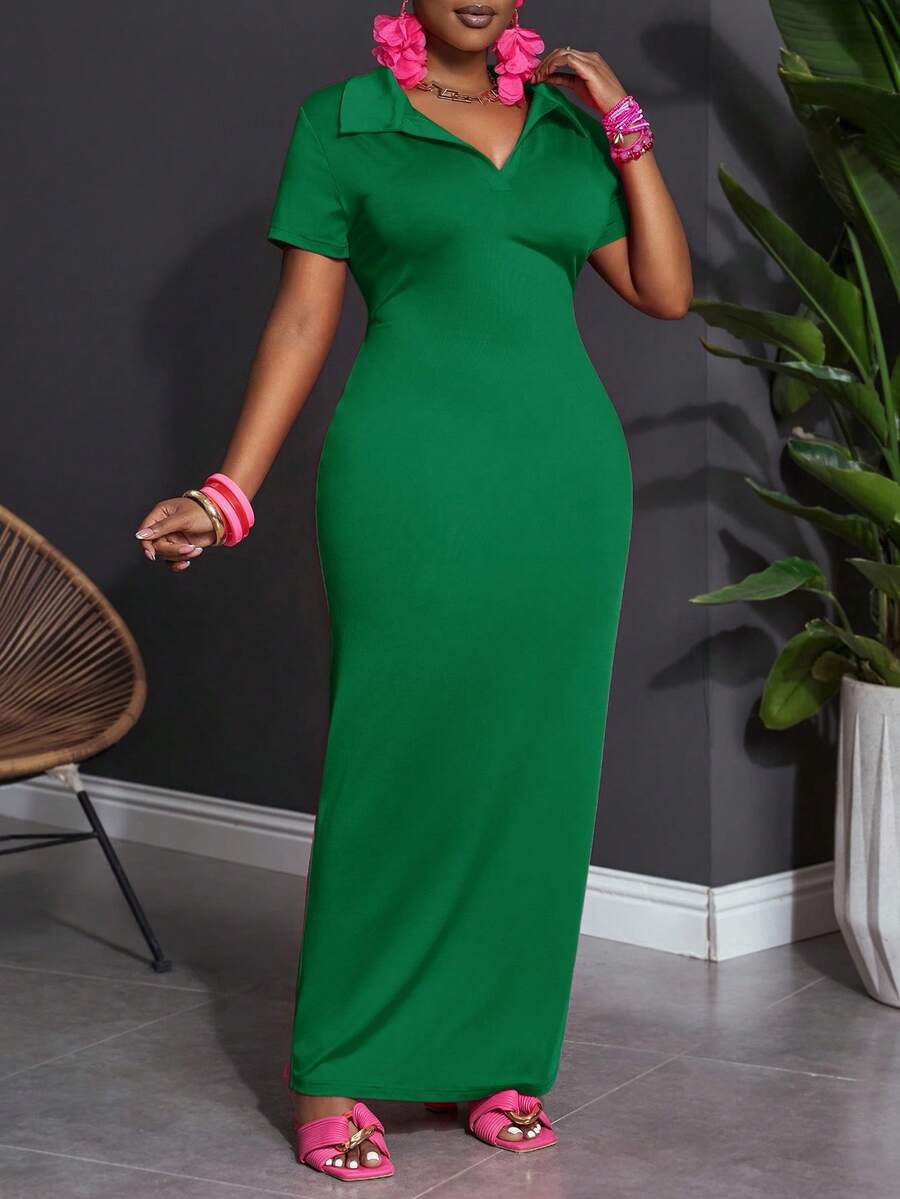 Serena Bodycon Polo Dress