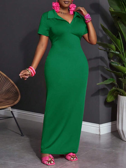 Serena Bodycon Polo Dress