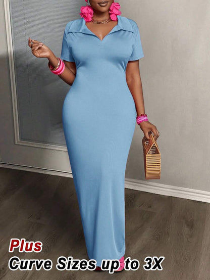 Serena Bodycon Polo Dress