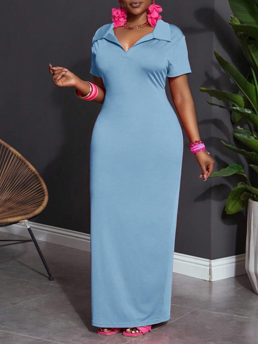 Serena Bodycon Polo Dress