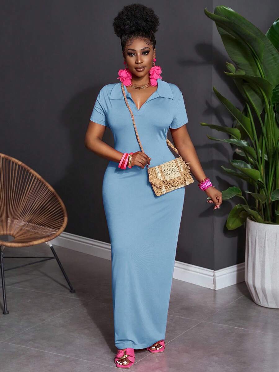 Serena Bodycon Polo Dress