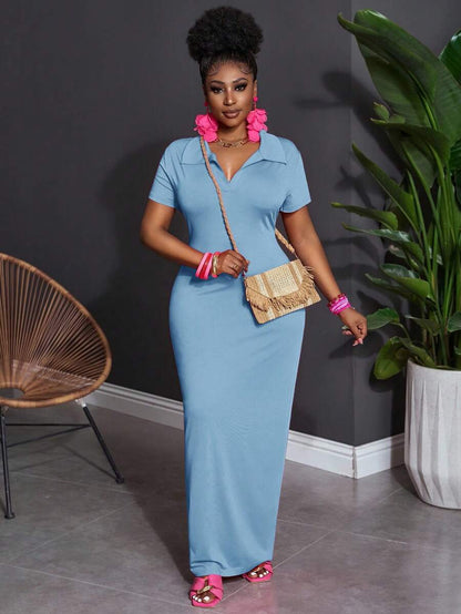 Serena Bodycon Polo Dress