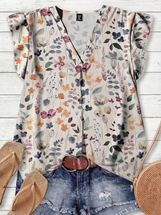 Wildflower Flutter Top
