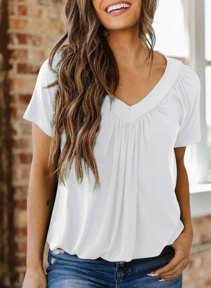 Flowy V-neck blouse