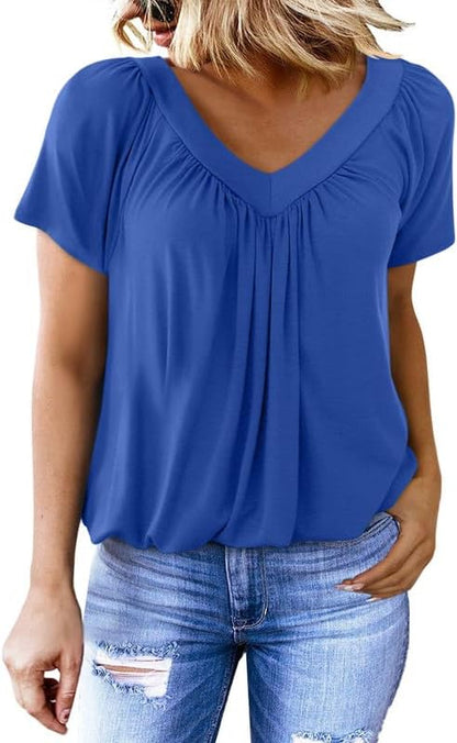 Flowy V-neck blouse