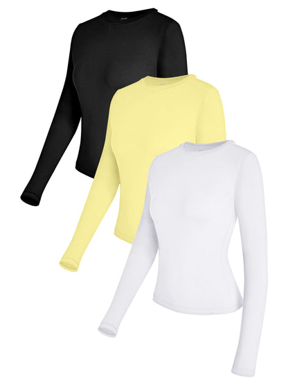 LayerUp Long Sleeve™ — Women's Fitted Crew Neck